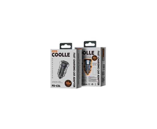 Зарядное устройство Proda Azeada Coolle PD-C36 30W black (PD-C36-BK), изображение 5 Зарядное устройство Proda Azeada Coolle PD-C36 30W black (PD-C36-BK), изображение 5