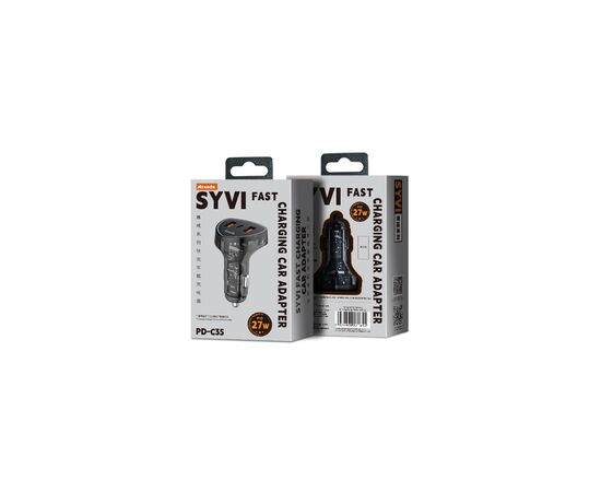 Зарядное устройство Proda AZEADA SYVI PD-C35 27W black (PD-C35-BK), изображение 5 Зарядное устройство Proda AZEADA SYVI PD-C35 27W black (PD-C35-BK), изображение 5