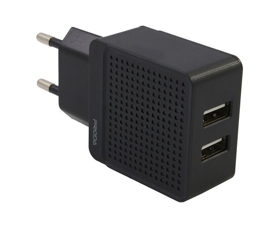 Зарядное устройство Proda Saiya air А25i 2USB 18W black + Lightning cable (PD-A25i-Cab-BK)