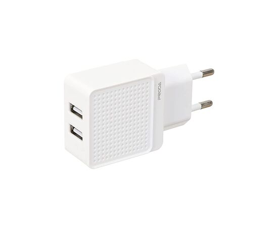 Зарядное устройство Proda Saiya air А25i 2USB 18W white + cable Lightning (PD-A25i-Cab-WH)