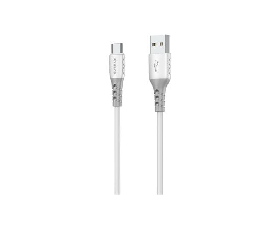 Дата кабель USB 2.0 AM to Type-C 1.0m PD-B51a White Proda (PD-B51a-WH), изображение 2 Дата кабель USB 2.0 AM to Type-C 1.0m PD-B51a White Proda (PD-B51a-WH), изображение 2