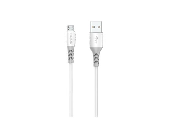 Дата кабель USB 2.0 AM to Micro 5P 1.0m PD-B51m White Proda (PD-B51m-WH)