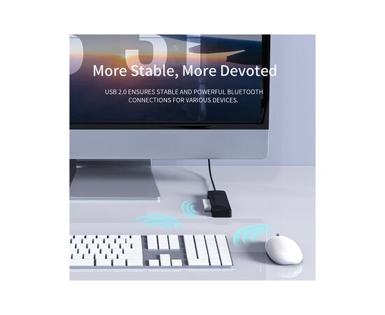 Концентратор Orico USB 2.0 4 ports (FL02-WH-BP) (CA913527), изображение 3 Концентратор Orico USB 2.0 4 ports (FL02-WH-BP) (CA913527), изображение 3