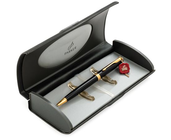 Ручка шариковая Parker P РШ Sonnet K30 GT черный лак (K30 GT), изображение 4 Ручка шариковая Parker P РШ Sonnet K30 GT черный лак (K30 GT), изображение 4