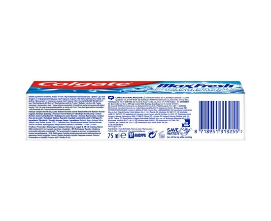 Зубная паста Colgate Max Fresh Cooling Crystals 75 мл (8718951313255), изображение 2 Зубная паста Colgate Max Fresh Cooling Crystals 75 мл (8718951313255), изображение 2