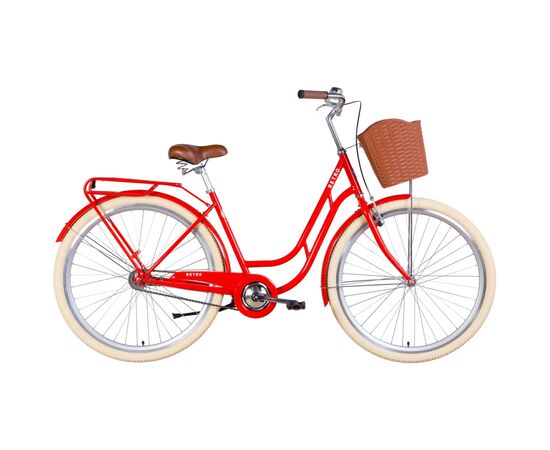 Велосипед Дорожник 28" Retro рама-19" 2022 Orange (OPS-D-28-307)