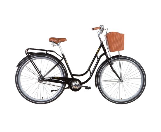 Велосипед Дорожник 28" Retro рама-19" 2022 Black (OPS-D-28-308)