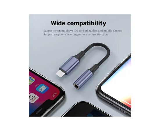 Переходник Lightning to 3.5mm AC-017 XoKo (AC-017), изображение 5 Переходник Lightning to 3.5mm AC-017 XoKo (AC-017), изображение 5