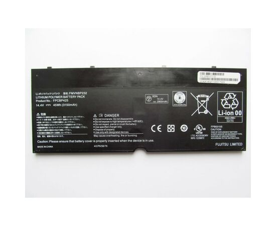 Акумулятор до ноутбука Fujitsu LifeBook U745 FPCBP425, 3150mAh (45Wh), 4cell, 14.48V, Li-Po (A47500)