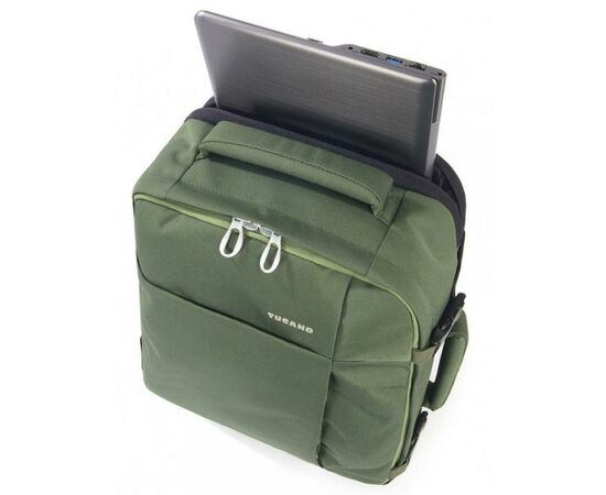 Рюкзак для ноутбука Tucano 15.6" TUGO' M CABIN green (BKTUG-M-V), изображение 4