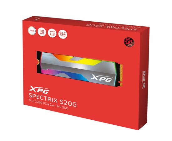 Накопитель SSD M.2 2280 500GB ADATA (ASPECTRIXS20G-500G-C), изображение 4 Накопитель SSD M.2 2280 500GB ADATA (ASPECTRIXS20G-500G-C), изображение 4