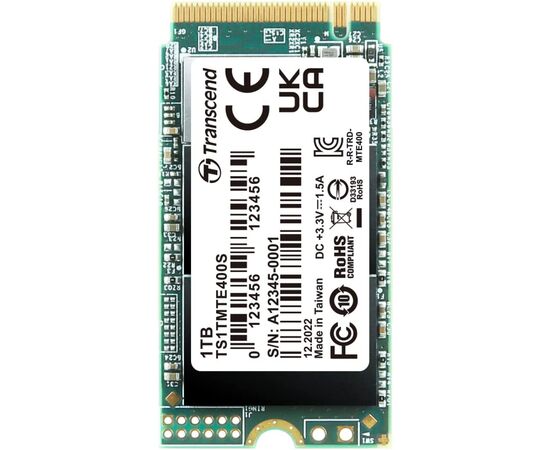 Накопитель SSD M.2 2242 1TB Transcend (TS1TMTE400S)