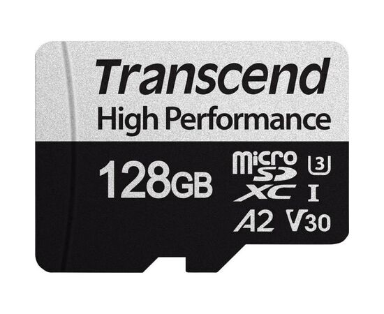 Карта памяти Transcend 128GB microSDXC class 10 UHS-I U3 A2 (TS128GUSD330S), изображение 2 Карта памяти Transcend 128GB microSDXC class 10 UHS-I U3 A2 (TS128GUSD330S), изображение 2