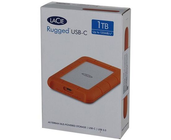 Внешний жесткий диск 2.5" 1TB LaCie (STFR1000800), изображение 7 Внешний жесткий диск 2.5" 1TB LaCie (STFR1000800), изображение 7