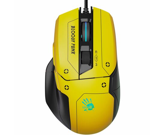Мышка A4Tech Bloody W70 Max Punk Yellow, изображение 3 Мышка A4Tech Bloody W70 Max Punk Yellow, изображение 3