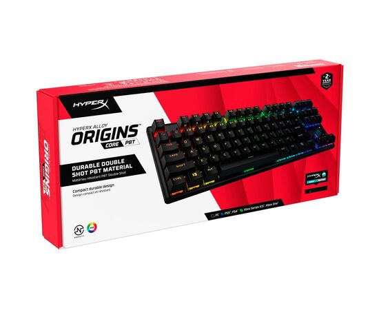 Клавіатура HyperX Alloy Origins Core PBT HX Aqua (639N9AA), зображення 8 Клавіатура HyperX Alloy Origins Core PBT HX Aqua (639N9AA), зображення 8