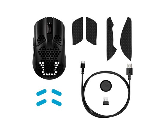 Мышка HyperX Pulsefire Haste Wireless Black (4P5D7AA), изображение 8 Мышка HyperX Pulsefire Haste Wireless Black (4P5D7AA), изображение 8