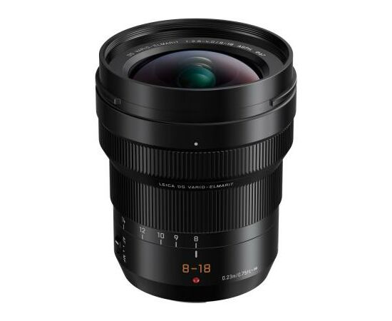 Об'єктив Panasonic Micro 4/3 Lens 8-18mm f/2.8-4 ASPH. Leica DG Vario-Elmarit (H-E08018E)