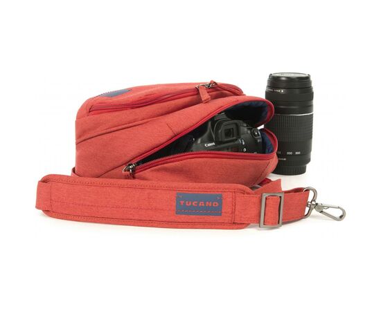 Фото-сумка Tucano Contatto Digital Bag Medium, Red (CBC-M-R), изображение 3 Фото-сумка Tucano Contatto Digital Bag Medium, Red (CBC-M-R), изображение 3
