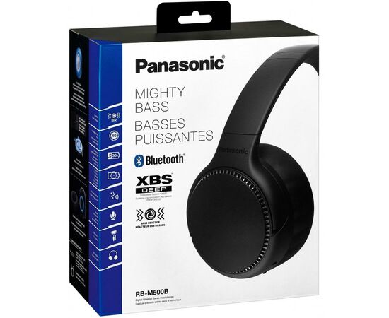 Наушники Panasonic RB-M500BGE-K Black (RB-M500BGE-K), изображение 5
