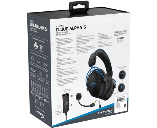 Наушники HyperX Cloud Alpha S 7.1 (4P5L3AA), изображение 9 Наушники HyperX Cloud Alpha S 7.1 (4P5L3AA), изображение 9