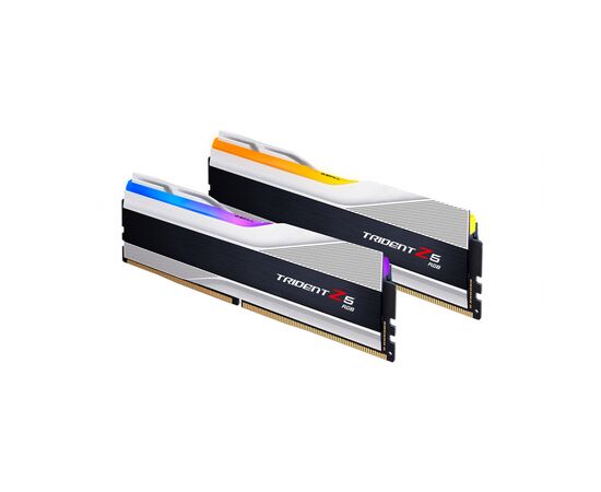 Модуль пам'яті для комп'ютера DDR5 32GB (2x16GB) 6000 MHz Trident Z5 RGB Silver G.Skill (F5-6000J3636F16GX2-TZ5RS)