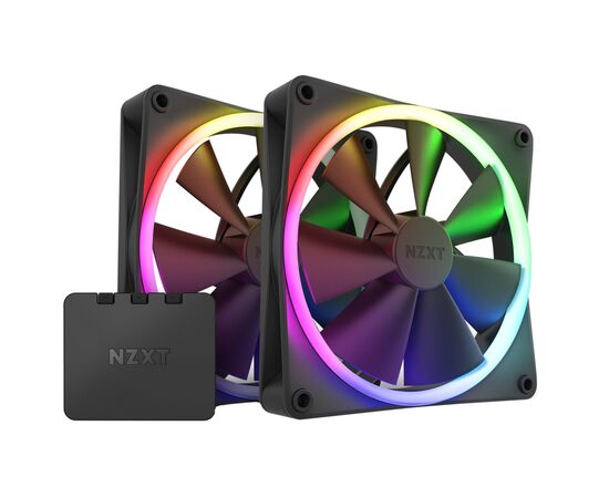 Кулер до корпусу NZXT F140RGB Twin (Black) (RF-R14DF-B1)