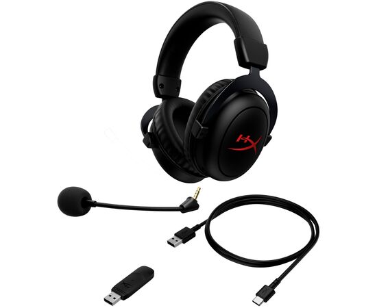 Наушники HyperX Cloud Core Wireless Black (4P5D5AA), изображение 6 Наушники HyperX Cloud Core Wireless Black (4P5D5AA), изображение 6