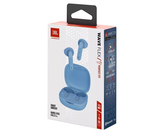 Наушники JBL Wave Flex TWS Blue (JBLWFLEXBLU), изображение 10 Наушники JBL Wave Flex TWS Blue (JBLWFLEXBLU), изображение 10