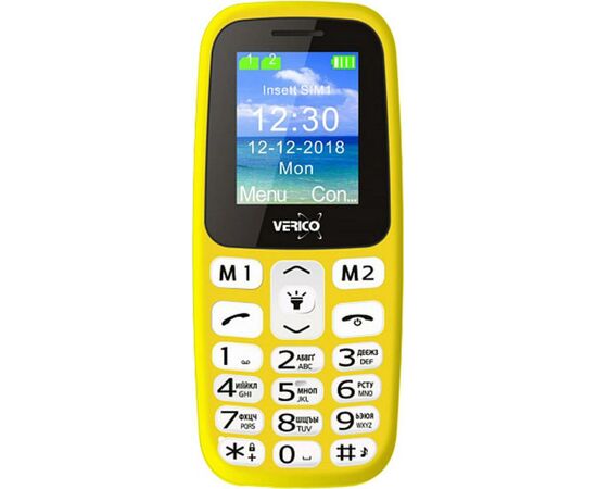 Мобильный телефон Verico Classic A183 Yellow (4713095608278)