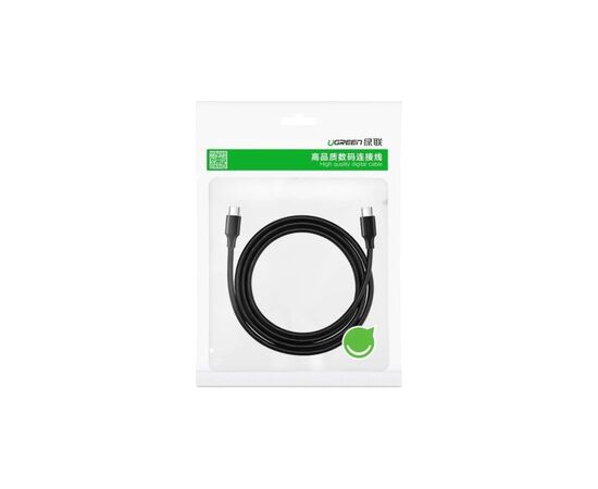 Дата кабель USB Type-C to Type-C 0.5m US286 3A (Black) Ugreen (50996), изображение 2 Дата кабель USB Type-C to Type-C 0.5m US286 3A (Black) Ugreen (50996), изображение 2