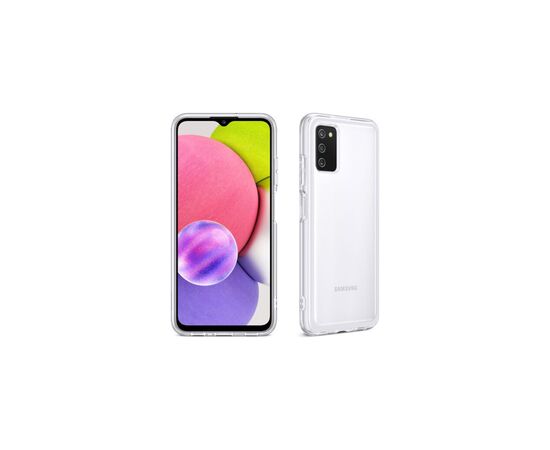 Чехол для моб. телефона Samsung Soft Clear Cover Galaxy A03s (A037) Transparent (EF-QA037TTEGRU), изображение 6 Чехол для моб. телефона Samsung Soft Clear Cover Galaxy A03s (A037) Transparent (EF-QA037TTEGRU), изображение 6