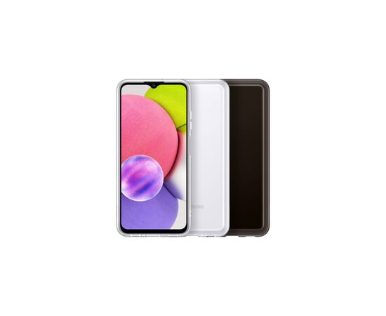 Чехол для моб. телефона Samsung Soft Clear Cover Galaxy A03s (A037) Transparent (EF-QA037TTEGRU), изображение 7 Чехол для моб. телефона Samsung Soft Clear Cover Galaxy A03s (A037) Transparent (EF-QA037TTEGRU), изображение 7