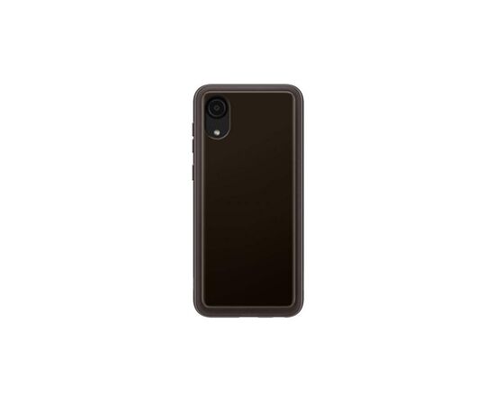 Чехол для моб. телефона Samsung A03 Soft Clear Cover Black (EF-QA032TBEGRU), изображение 3 Чехол для моб. телефона Samsung A03 Soft Clear Cover Black (EF-QA032TBEGRU), изображение 3