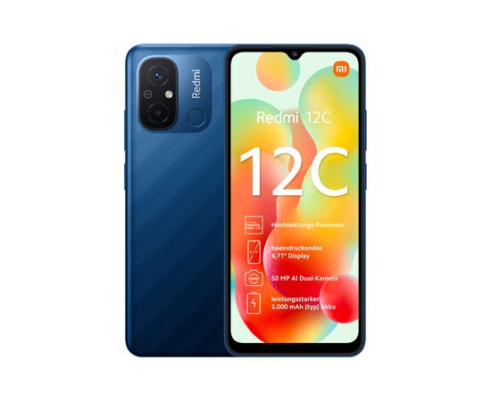 Мобильный телефон Xiaomi Redmi 12C 3/64GB Ocean Blue