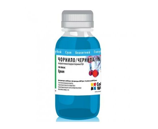 Чернила ColorWay Epson SP R270/290 RX500 TX650Cyan (CW-EW650C1)