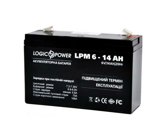 Батарея до ДБЖ LogicPower LPM 6В 14 Ач (4160)