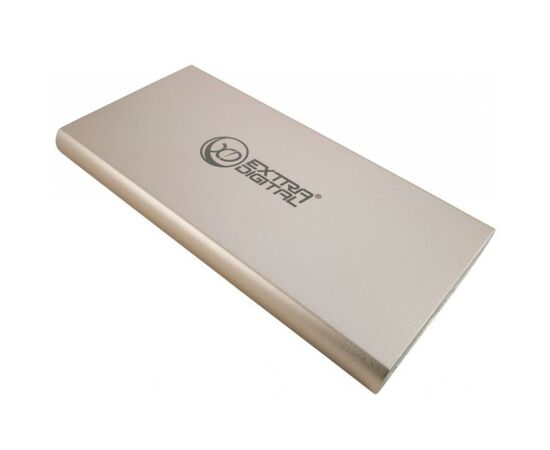 Батарея универсальная Extradigital YN-012 (12 000 mAh, input microUSB+Lightinihg) Gold (PBU3421), изображение 2 Батарея универсальная Extradigital YN-012 (12 000 mAh, input microUSB+Lightinihg) Gold (PBU3421), изображение 2