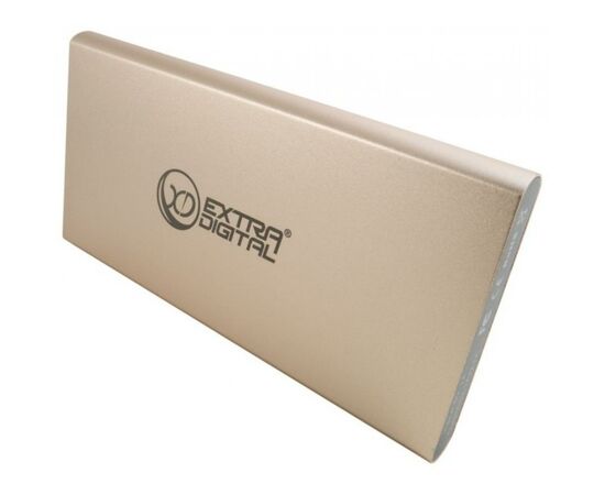 Батарея універсальна Extradigital YN-012 (12 000 mAh, input microUSB+Lightinihg) Gold (PBU3421)