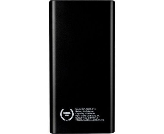Батарея универсальная Gelius Pro Edge GP-PB10-013 10000mAh Black (00000078417), изображение 2 Батарея универсальная Gelius Pro Edge GP-PB10-013 10000mAh Black (00000078417), изображение 2