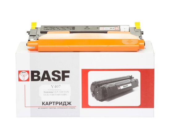 Картридж BASF для Samsung CLP-320/320N/325/CLX-3185 Yellow (KT-CLTY407S)