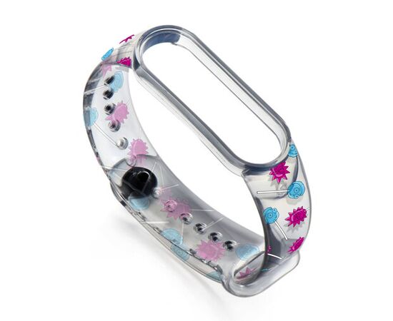 Ремешок для фитнес браслета Armorstandart RM для Xiaomi Mi Band 7/6/5 Candy Transparent (ARM59268)