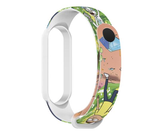 Ремешок для фитнес браслета Armorstandart RM для Xiaomi Mi Band 7/6/5 Cartoon White (ARM59272)