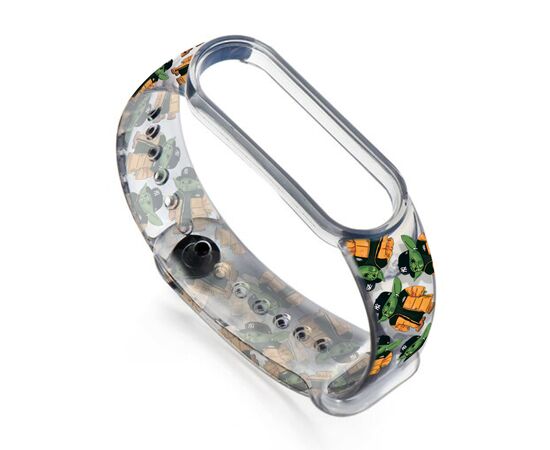 Ремешок для фитнес браслета Armorstandart This is the Way для Xiaomi Mi Band 7/6/5 BY Transparent (ARM59267)