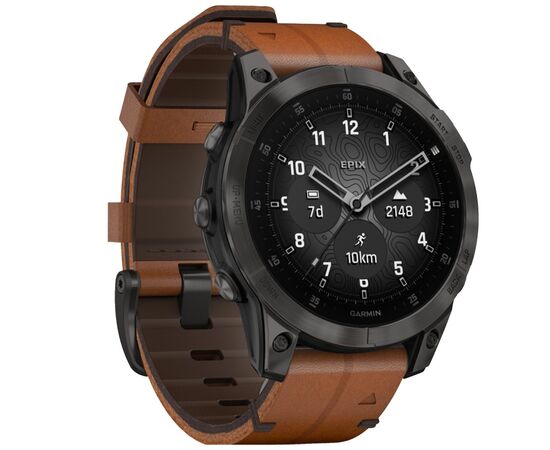 Смарт-часы Garmin EPIX gen 2,Sapphire,Gray Titanium, GPS (010-02582-30), изображение 3 Смарт-часы Garmin EPIX gen 2,Sapphire,Gray Titanium, GPS (010-02582-30), изображение 3