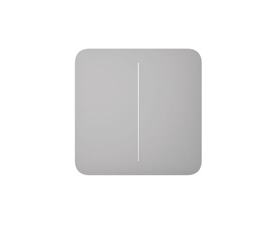 Розумний вимикач Ajax SoloButton 2-gang /Димний (SoloButton 2-gang /Fog)