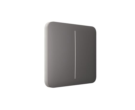 Умный выключатель Ajax SoloButton 2-gang /Серый (SoloButton 2-gang /Grey), изображение 2 Умный выключатель Ajax SoloButton 2-gang /Серый (SoloButton 2-gang /Grey), изображение 2