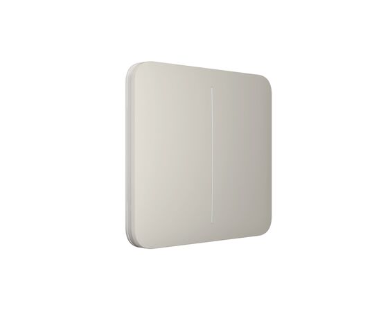 Розумний вимикач Ajax SoloButton 2-gang /Устричний (SoloButton 2-gang /Oyster), зображення 2 Розумний вимикач Ajax SoloButton 2-gang /Устричний (SoloButton 2-gang /Oyster), зображення 2