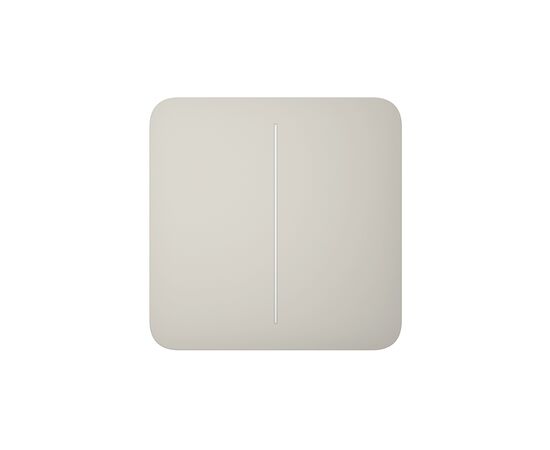 Розумний вимикач Ajax SoloButton 2-gang /Устричний (SoloButton 2-gang /Oyster)