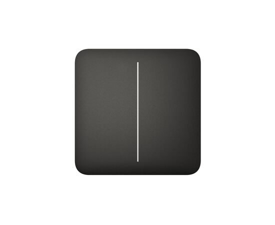 Розумний вимикач Ajax SoloButton 2-gang /Чорний (SoloButton 2-gang /Black)